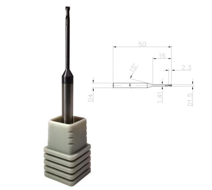 55HRC 2 Flute 30 Helix Solid Carbide Endmill for Hard Steel