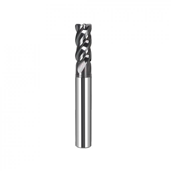 Unequal 38 Spiral Angle Solid Carbide Corner Rounding Endmills for Stainless Steel